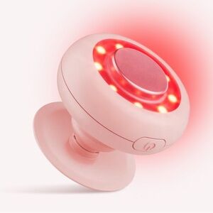 LED Light Therapy Facial Massager - Pink